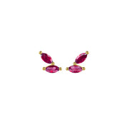 Aretes Pétalo Rosa