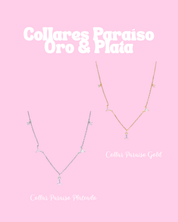 Regala los Collares Paraíso en Oro & Plata + 1 Bolsita de Regalo