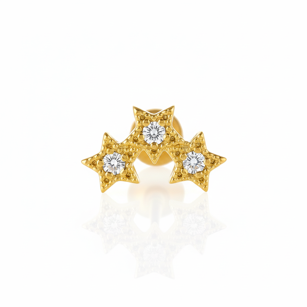 Piercing Triple Estrella