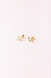 Aretes Pétalos Blancos