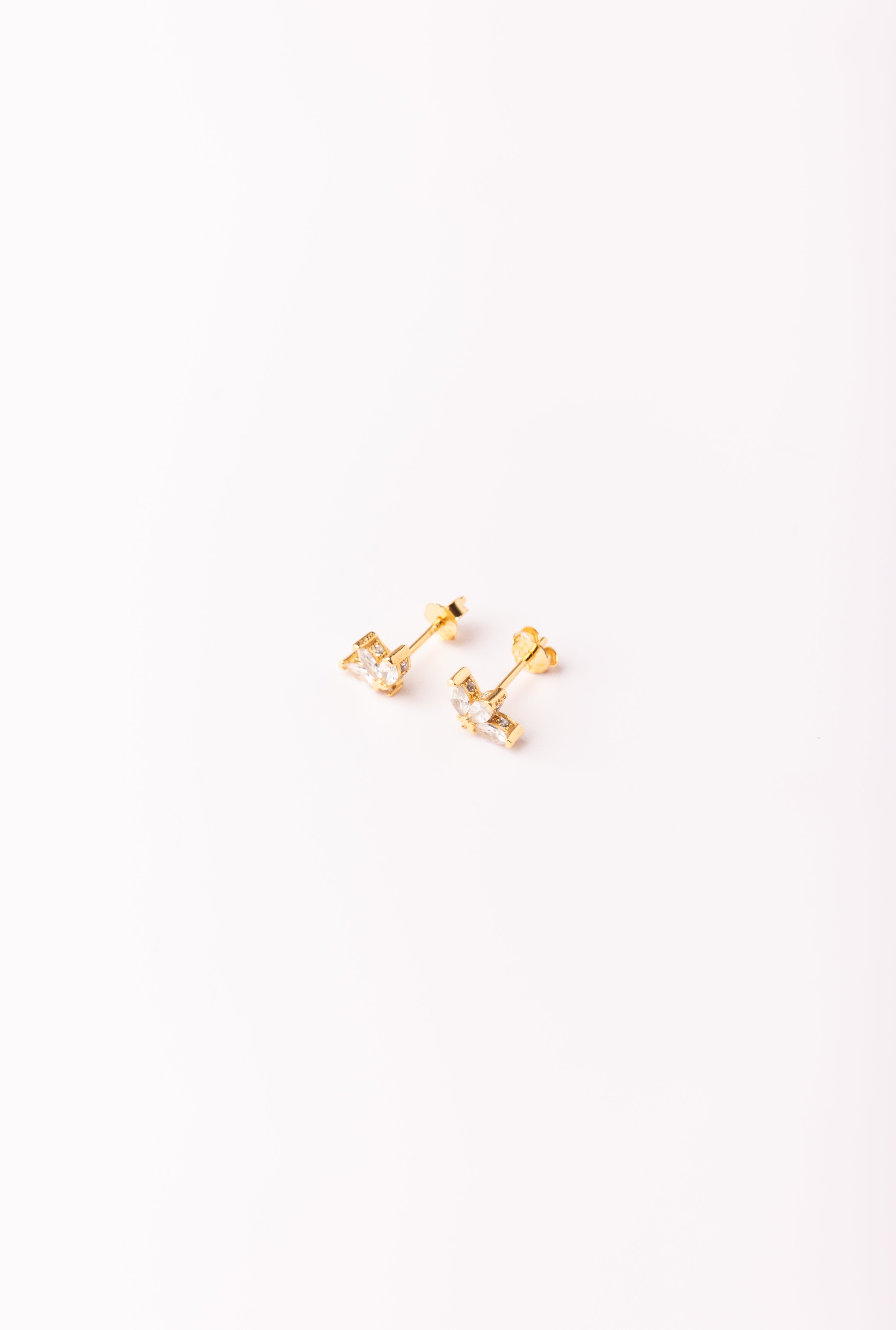 Aretes Pétalos Blancos