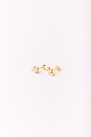 Aretes Pétalos Blancos