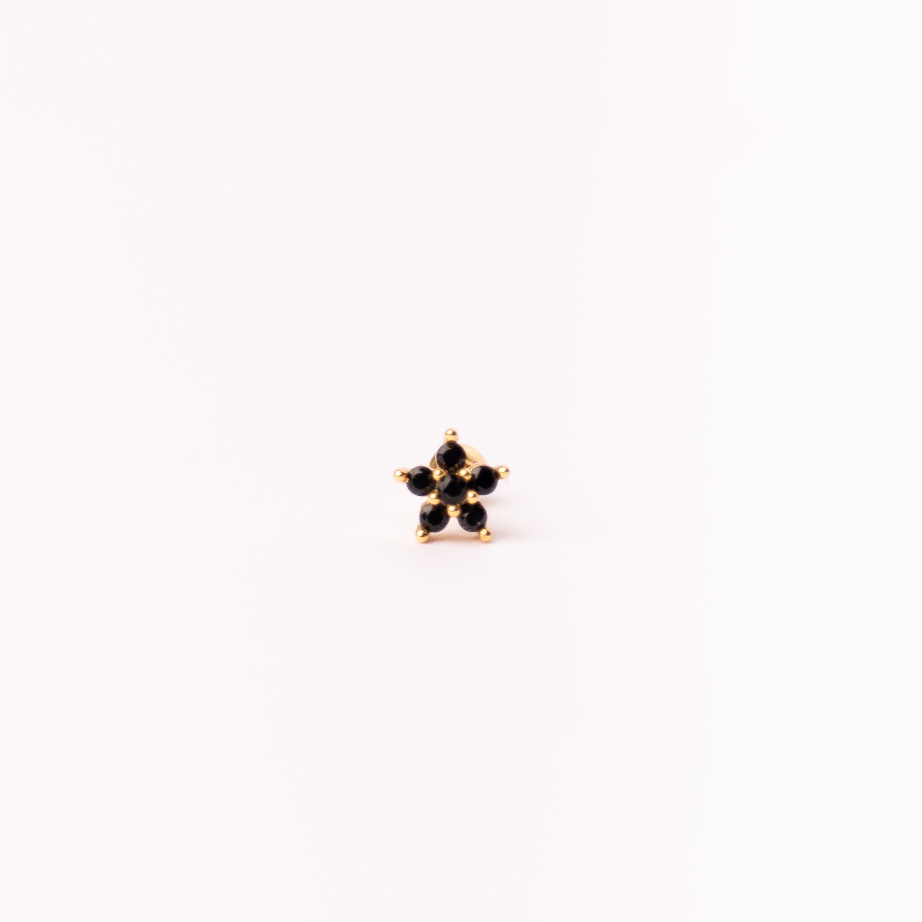 Piercing Flor Black Classic