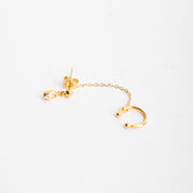 Doble Cadena Earcuff Oro
