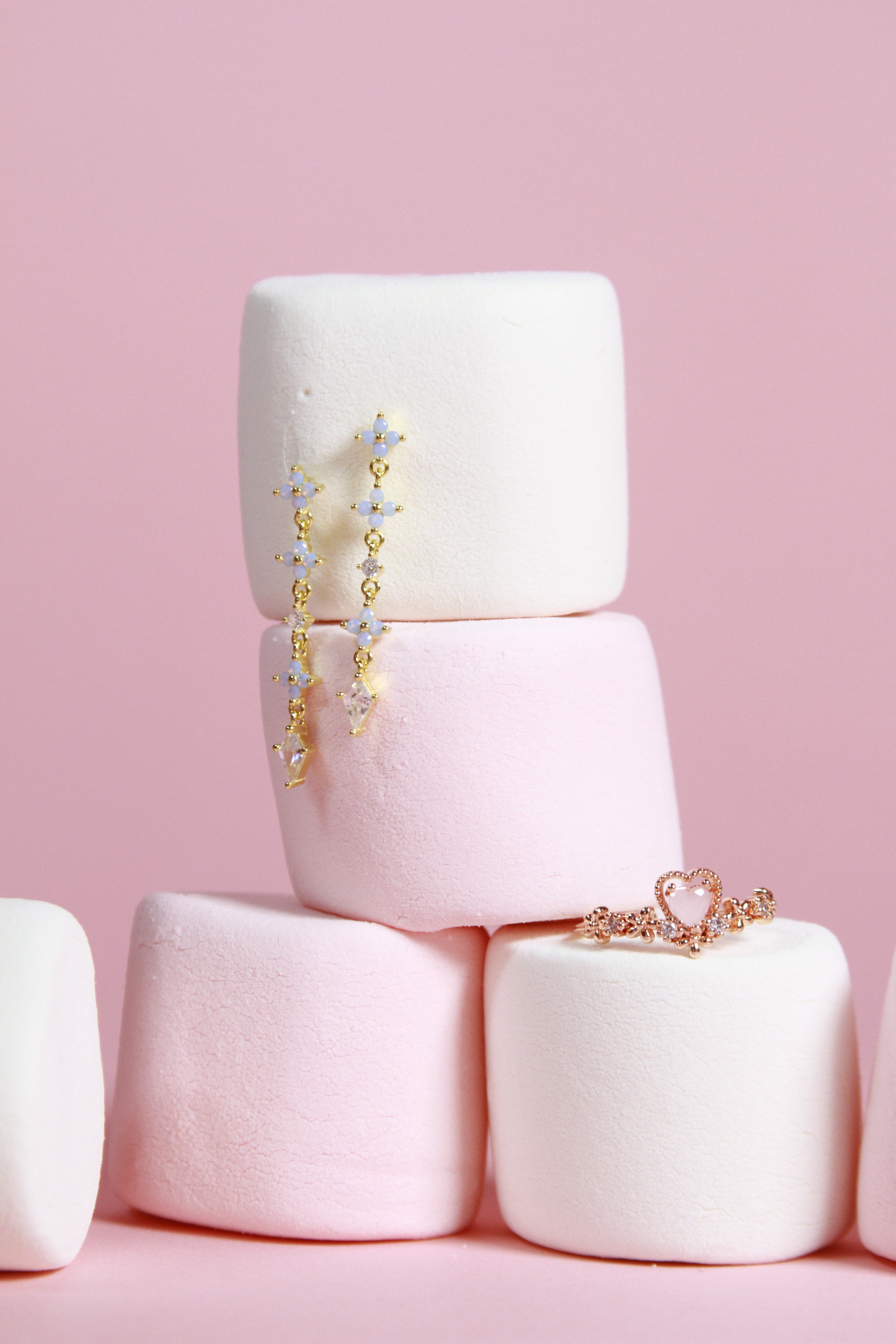 Anillo Corazón Rosa
