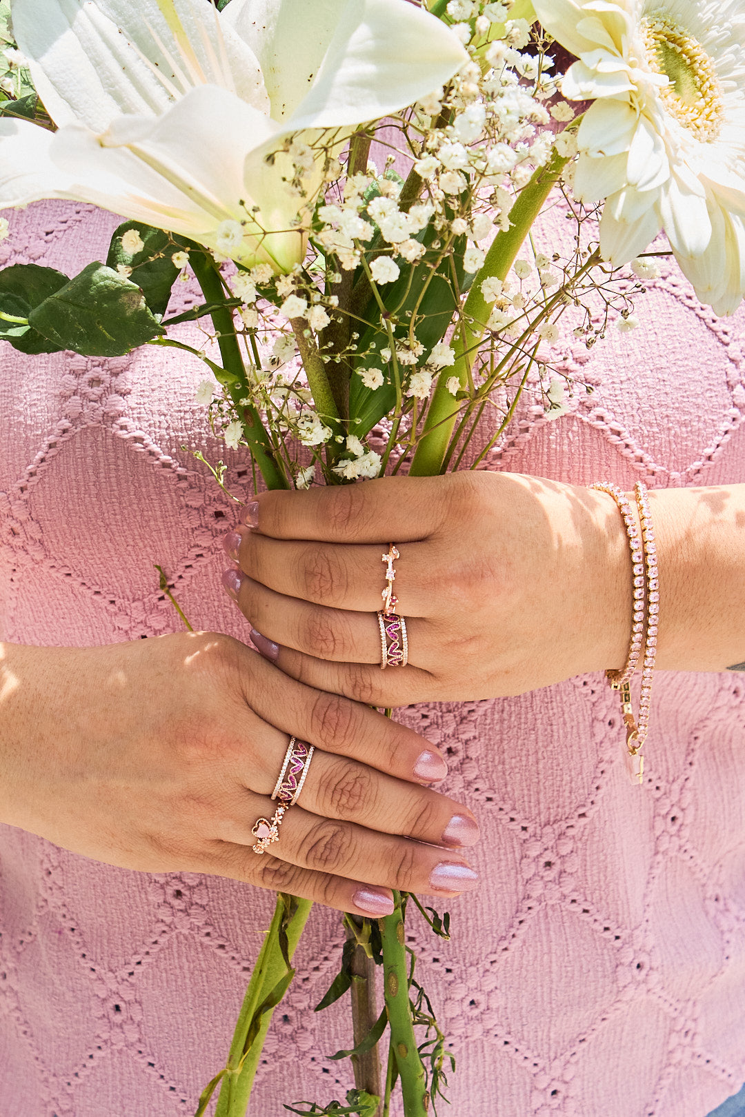 Anillo Corazones