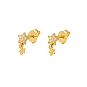 Aretes Doble Estrella