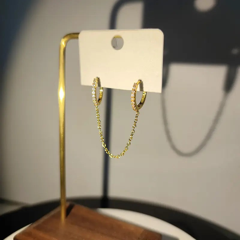 Doble Cadena Clasica Oro