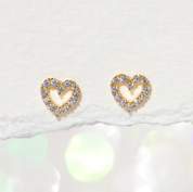 Aretes Par de Corazones